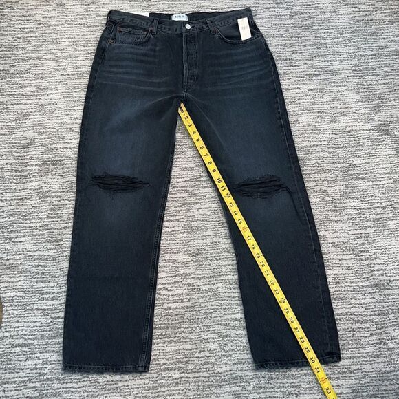 NWT AGOLDE 90'S PINCH WAIST HIGH RISE STRAIGHT - Howl Size 32 - Picture 10 of 15